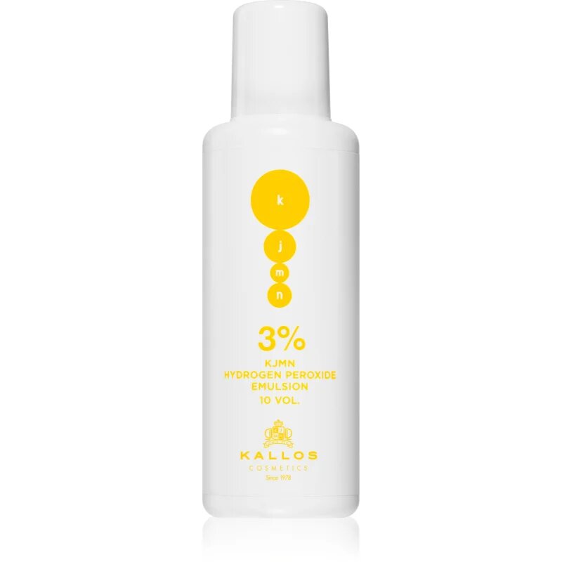 Kallos KJMN Professional Hydrogen Peroxide oksidacijska emulzija 3 % 10 vol. za profesionalno uporabo 100 ml
