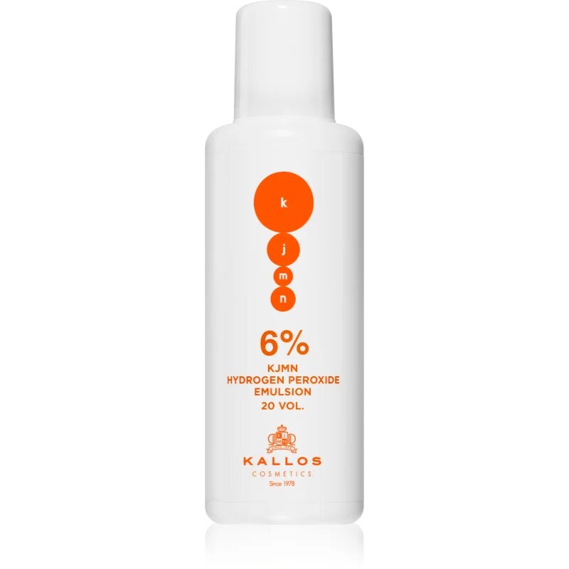 Kallos KJMN Professional Hydrogen Peroxide oksidacijska emulzija 6 % 20 vol. za profesionalno uporabo 100 ml
