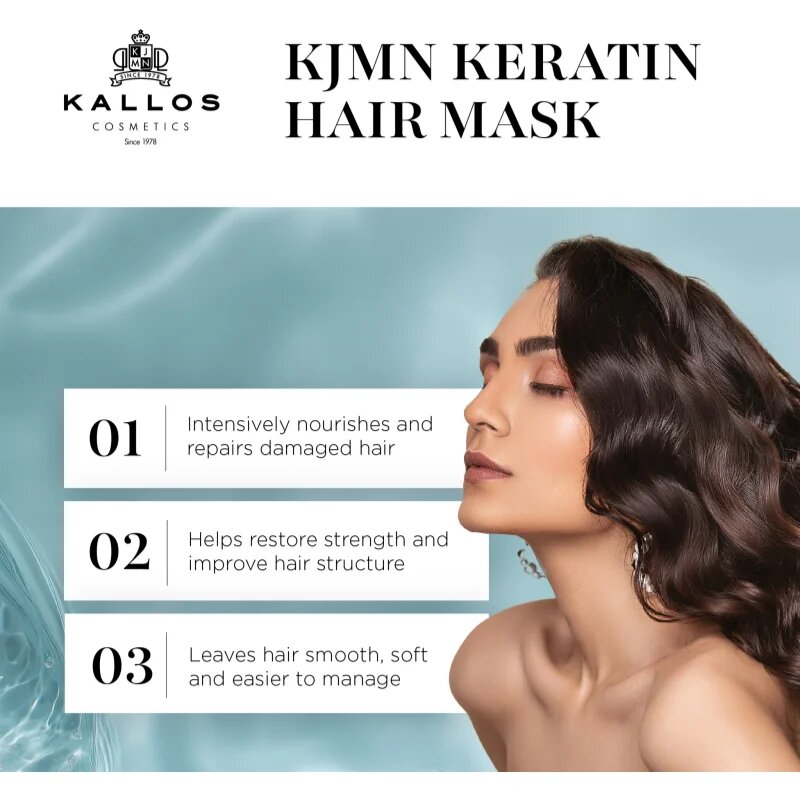 Kallos KJMN Professional Keratin maska za lase s keratinom 500 ml