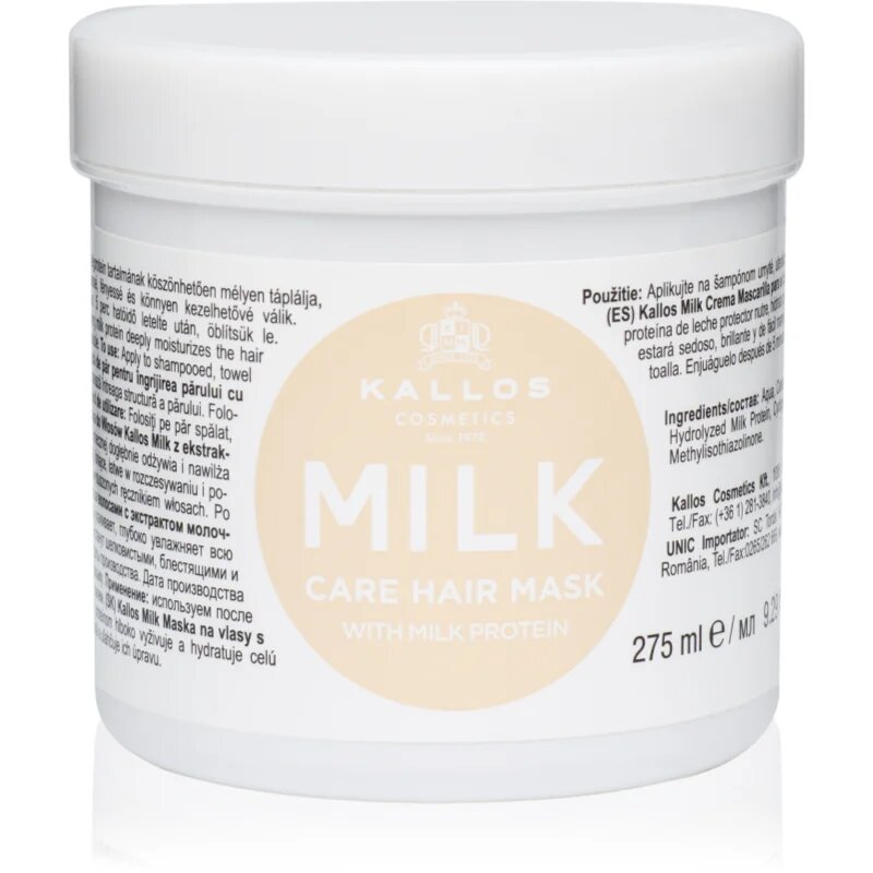 Kallos KJMN Professional Milk maska z mlečnimi beljakovinami 275 ml