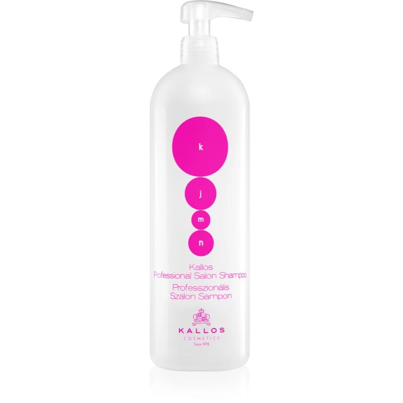 Kallos KJMN Professional Professional Salon Shampoo hranilni šampon za obnovo in krepitev las 1000 ml