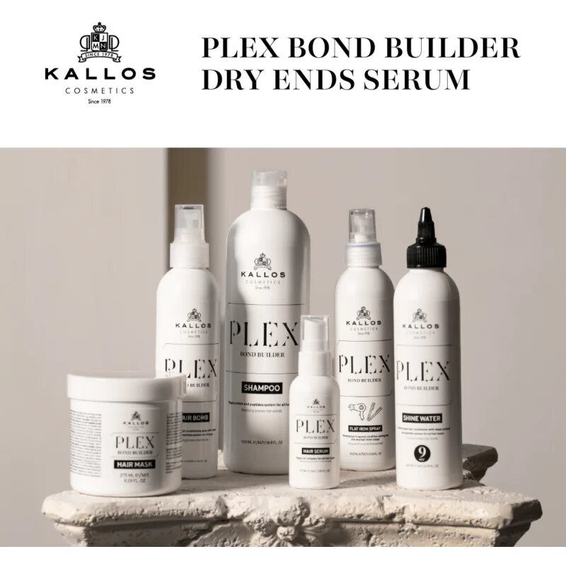 Kallos Plex Dry Ends Serum vlažilni in hranilni serum za suhe konice las 50 ml