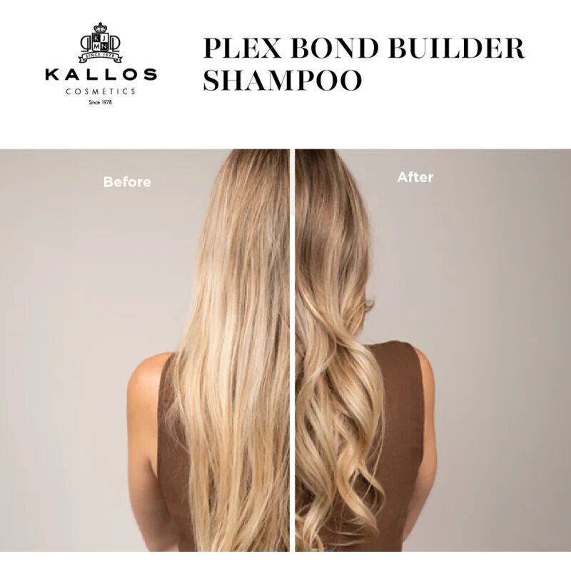 Kallos Plex Shampoo regeneracijski šampon za poškodovane in kemično obdelane lase 1000 ml