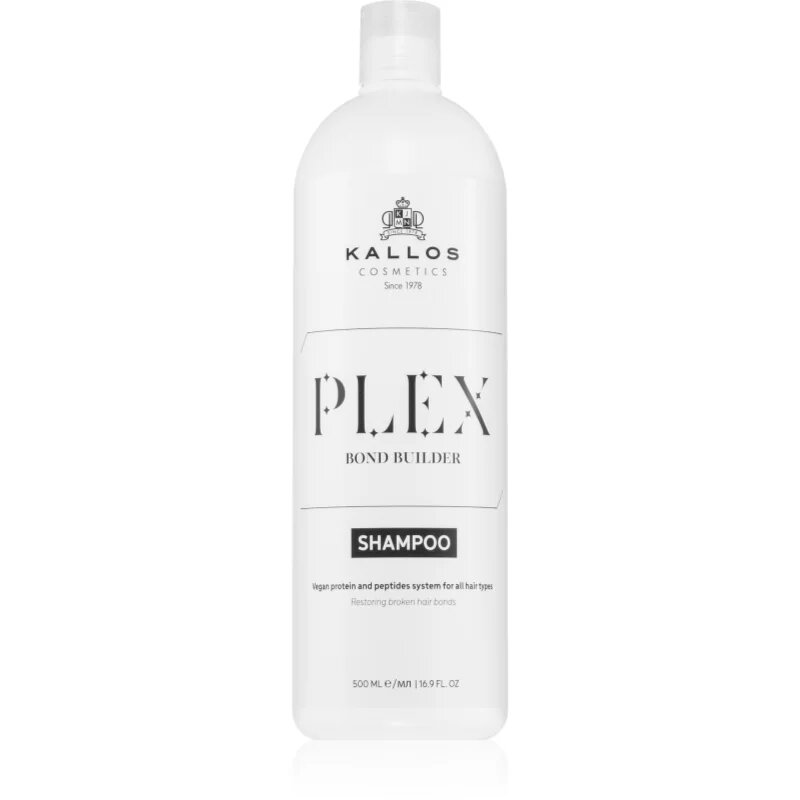 Kallos Plex Shampoo regeneracijski šampon za poškodovane in kemično obdelane lase 500 ml