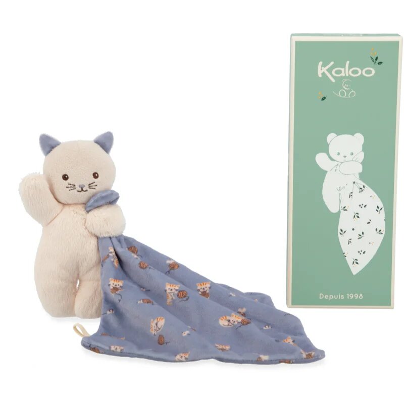 Kaloo Carre Douceur plišasta igrača Violet Cat 1 kos