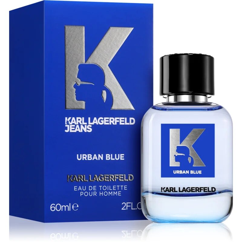 Karl Lagerfeld Jeans Urban Blue toaletna voda za moške 60 ml