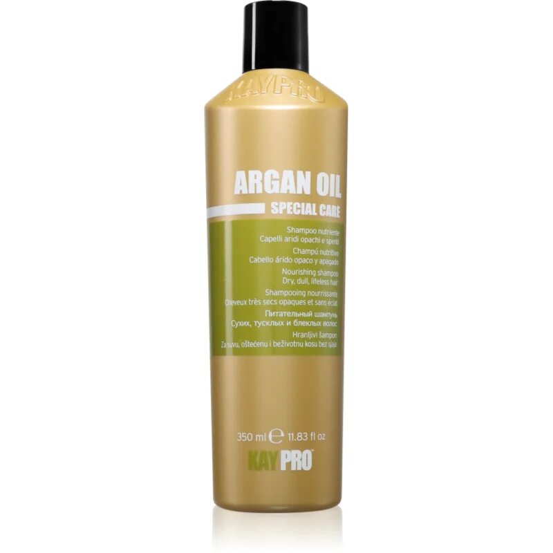 Kaypro Argan Oil Nourishing Shampoo šampon za suhe lase in lase brez sijaja z arganovim oljem 350 ml