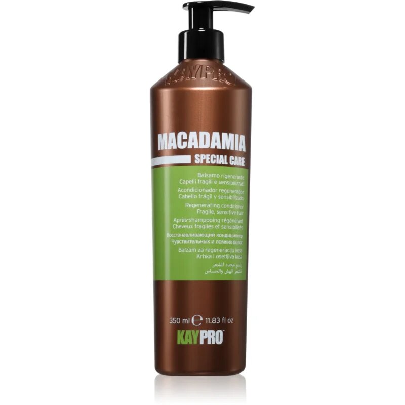 Kaypro Macadamia Regenerating Conditioner balzam za lomljive in izčrpane lase 350 ml