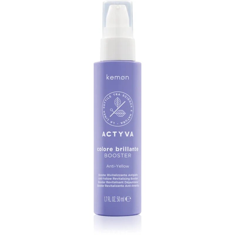 Kemon Group Actyva Anti-Yellow pršilo za lase za nevtralizacijo rumenih odtenkov 50 ml