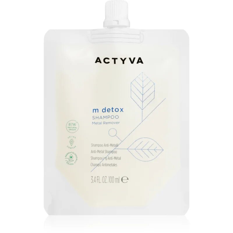 Kemon Group Actyva M Detox čistilni razstrupljevalni šampon proti trdi vodi 100 ml