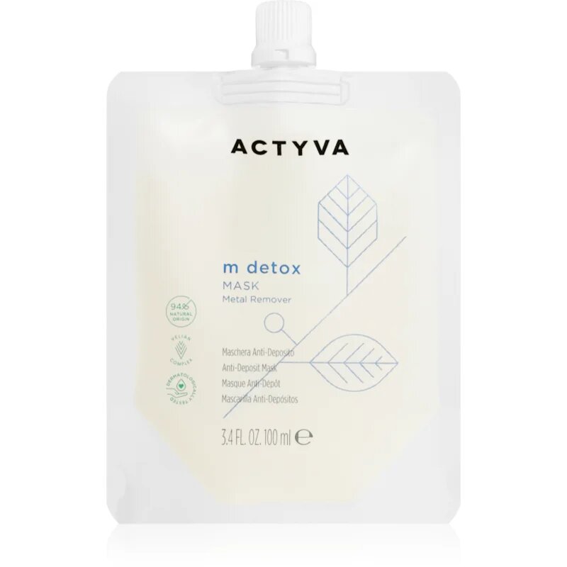 Kemon Group Actyva M Detox razstrupljevalna maska proti trdi vodi 100 ml