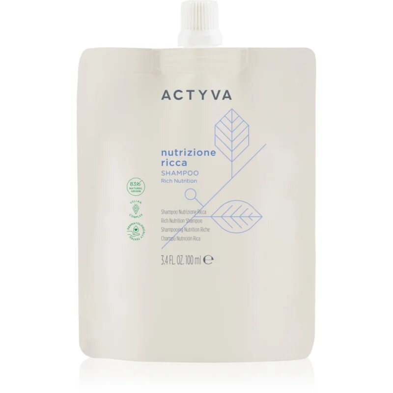 Kemon Group Actyva Nutrizone Ricca hranilni šampon za lase 100 ml