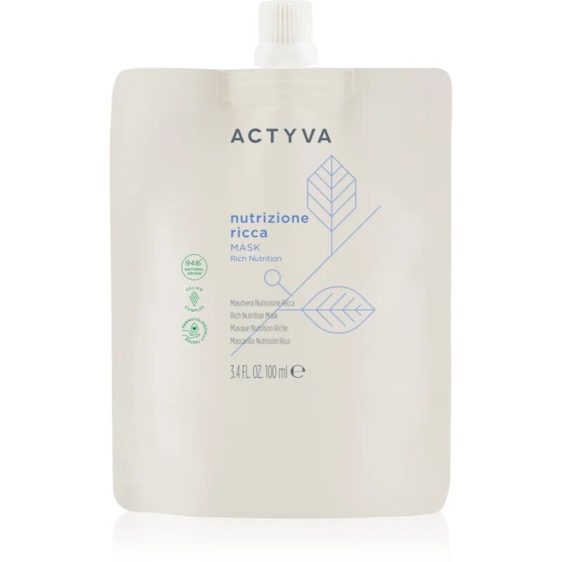 Kemon Group Actyva Nutrizone Ricca intenzivna maska za ekstremno suhe lase 100 ml