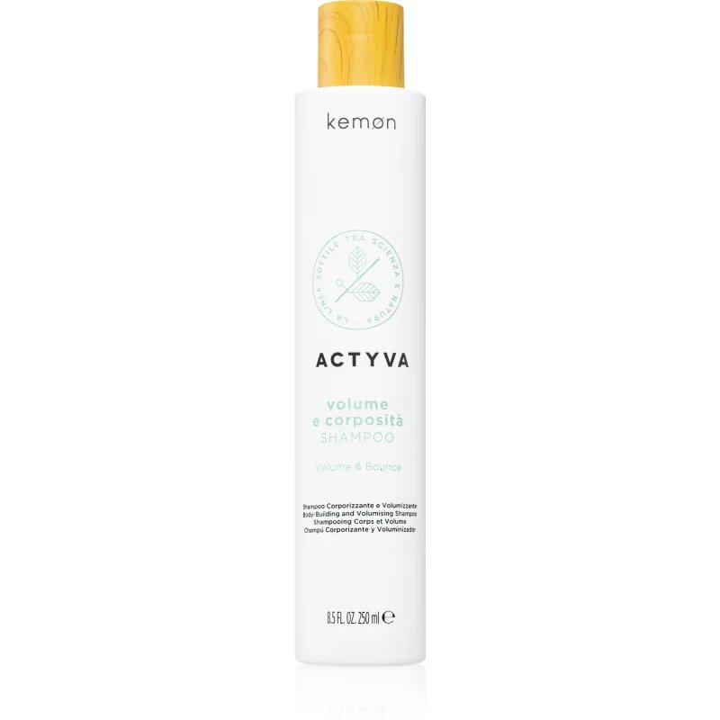 Kemon Group Actyva Volume e Corposità šampon za volumen tankih las brez silikonov 250 ml