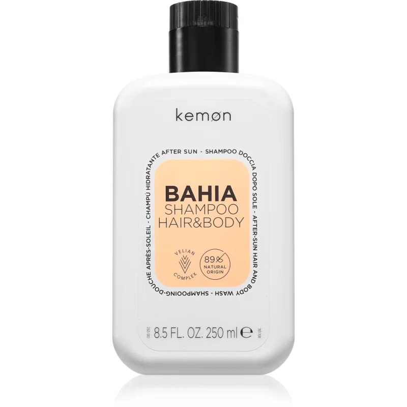 Kemon Group Bahia vlažilni šampon za lase in telo 250 ml