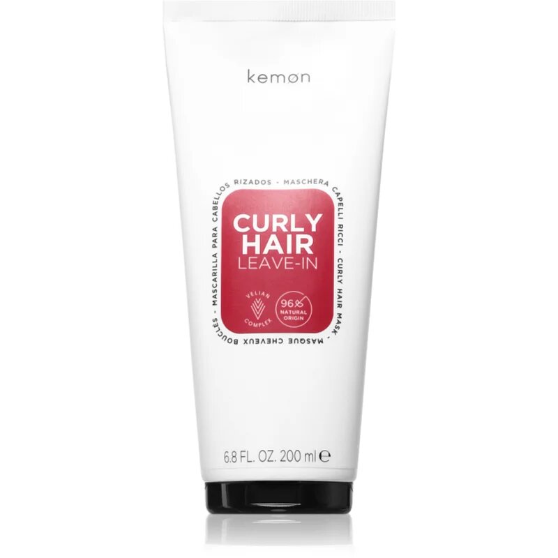 Kemon Group Curly Hair nega brez spiranja za kodraste lase 200 ml