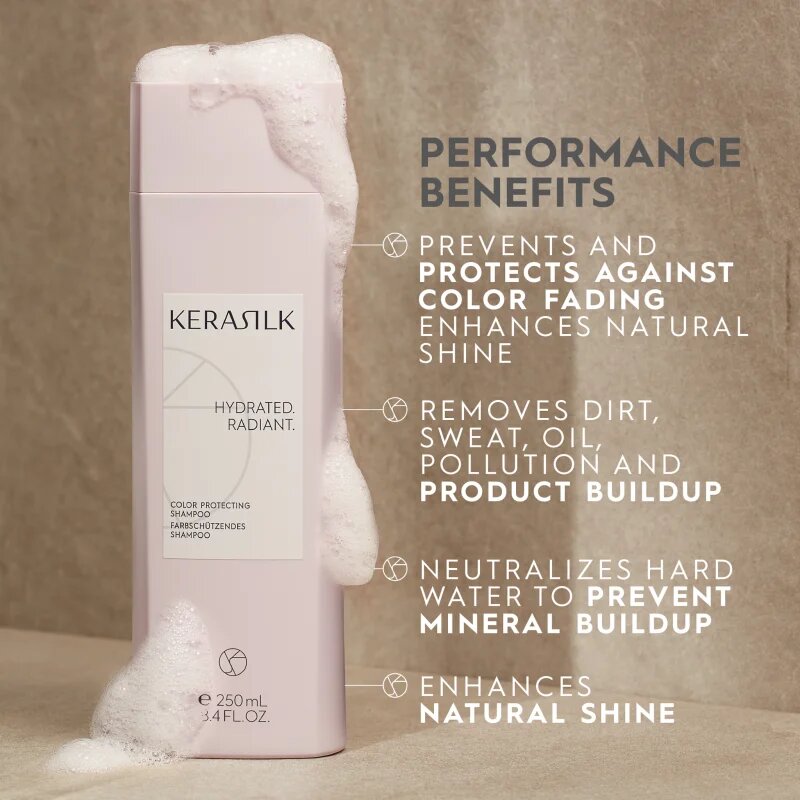 KERASILK Essentials Color Protecting Shampoo šampon za barvane kemično obdelane lase in posvetljene lase 250 ml