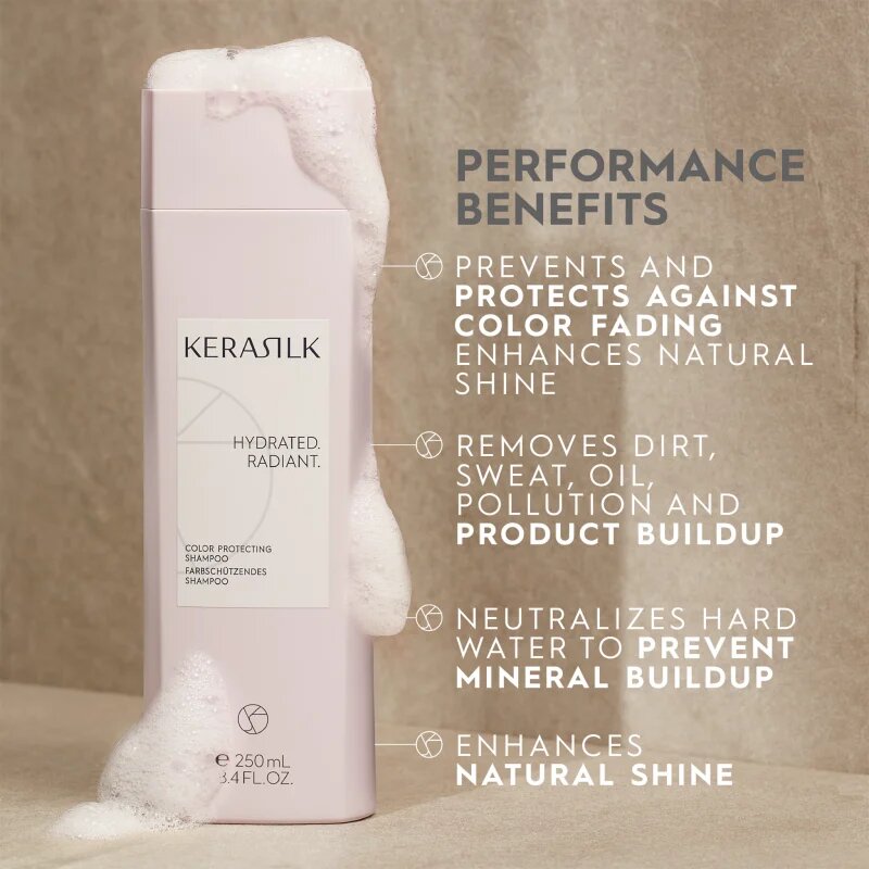 KERASILK Essentials Color Protecting Shampoo šampon za barvane kemično obdelane lase in posvetljene lase 750 ml