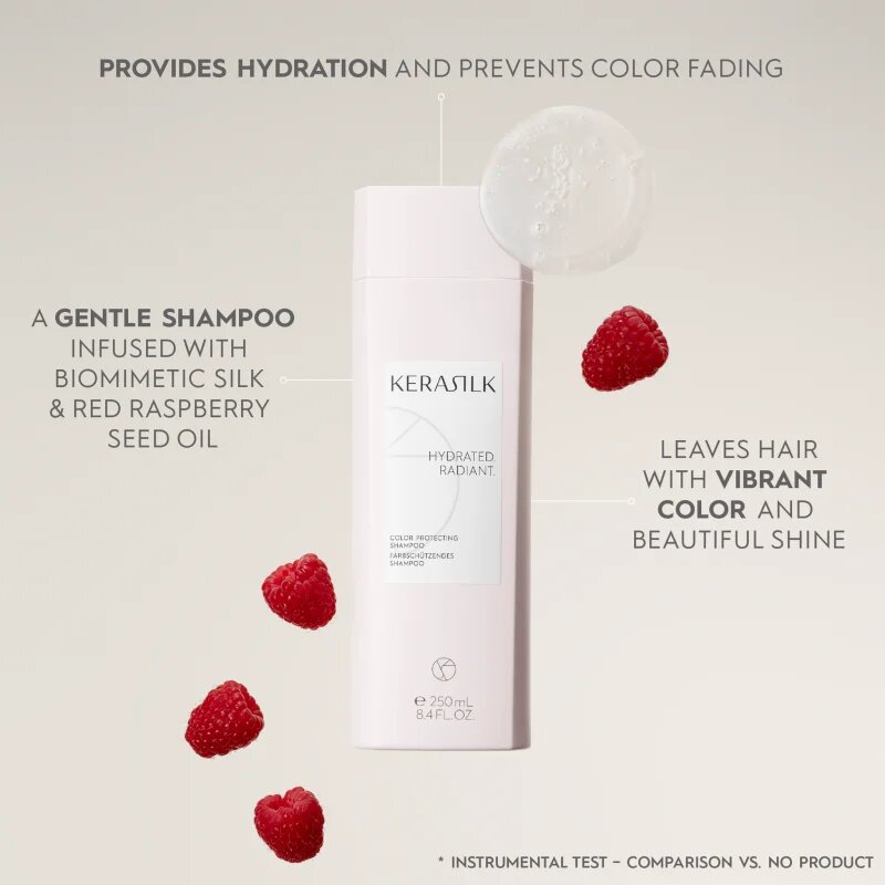 KERASILK Essentials Color Protecting Shampoo šampon za barvane kemično obdelane lase in posvetljene lase 750 ml