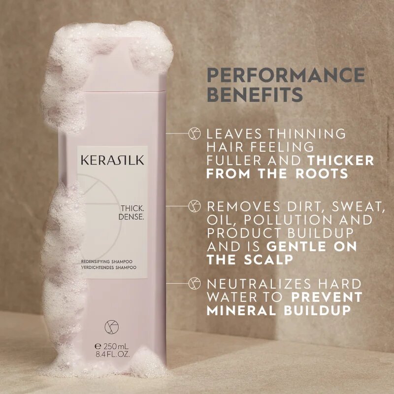 KERASILK Essentials Redensifying Shampoo šampon za tanke in redke lase 250 ml