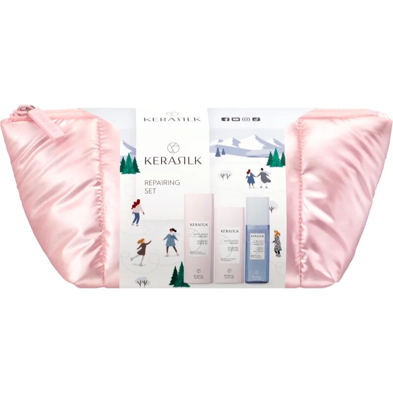 KERASILK Essentials Repairing Set 2026 darilni set za suhe in poškodovane lase