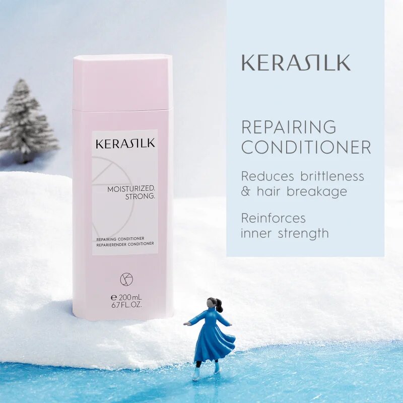 KERASILK Essentials Repairing Set 2026 darilni set za suhe in poškodovane lase