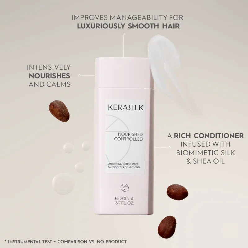 KERASILK Essentials Smoothing Conditioner gladilni balzam s hranilnim učinkom 200 ml