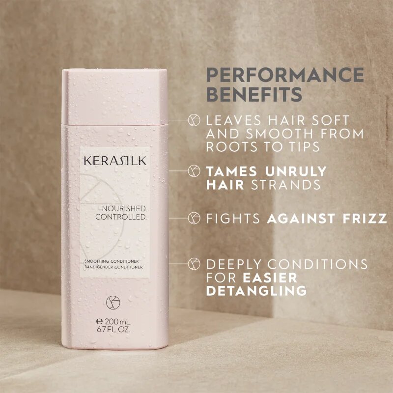 KERASILK Essentials Smoothing Conditioner gladilni balzam s hranilnim učinkom 75 ml
