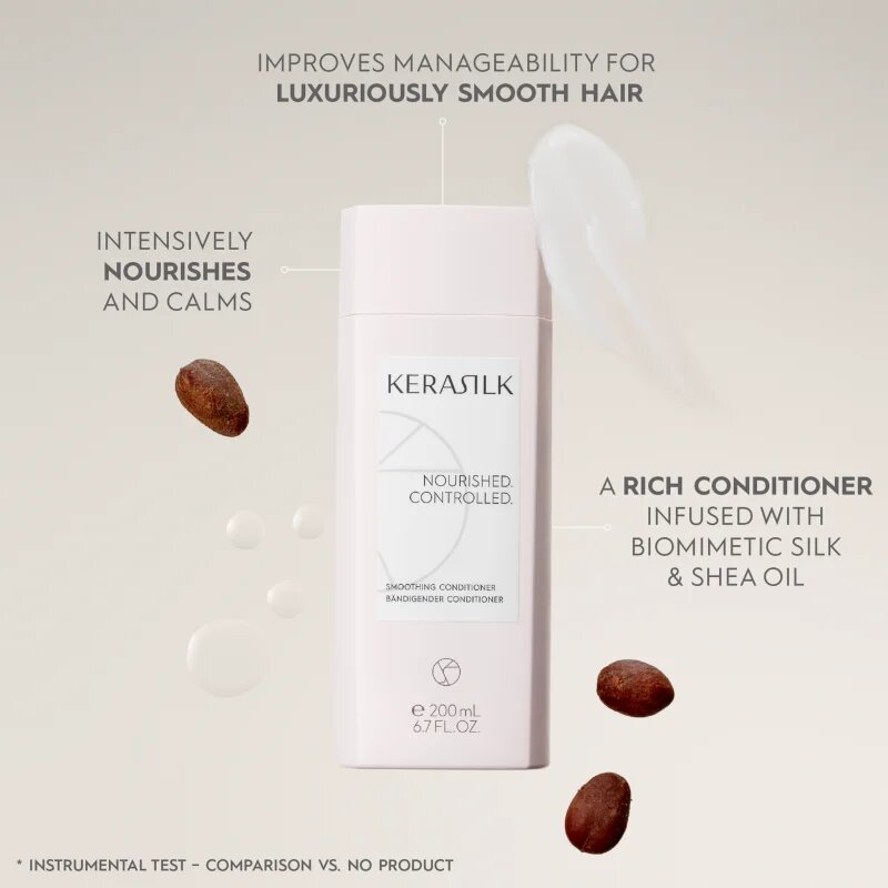 KERASILK Essentials Smoothing Conditioner gladilni balzam s hranilnim učinkom 75 ml