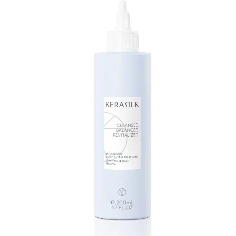 KERASILK Specialists Exfoliating Scalp & Hair Treatment nega pred šamponiranjem z učinkom eksfoliacije 200 ml