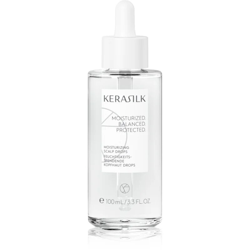 KERASILK Specialists Moisturizing Scalp Drops kapljice za suho in občutljivo lasišče 100 ml