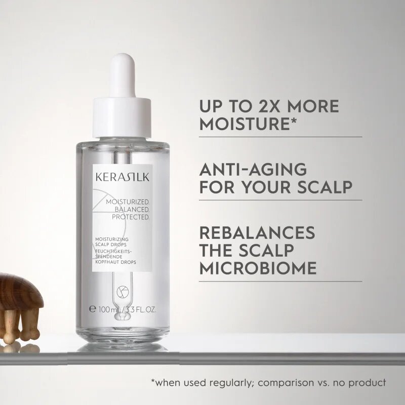 KERASILK Specialists Moisturizing Scalp Drops kapljice za suho in občutljivo lasišče 100 ml