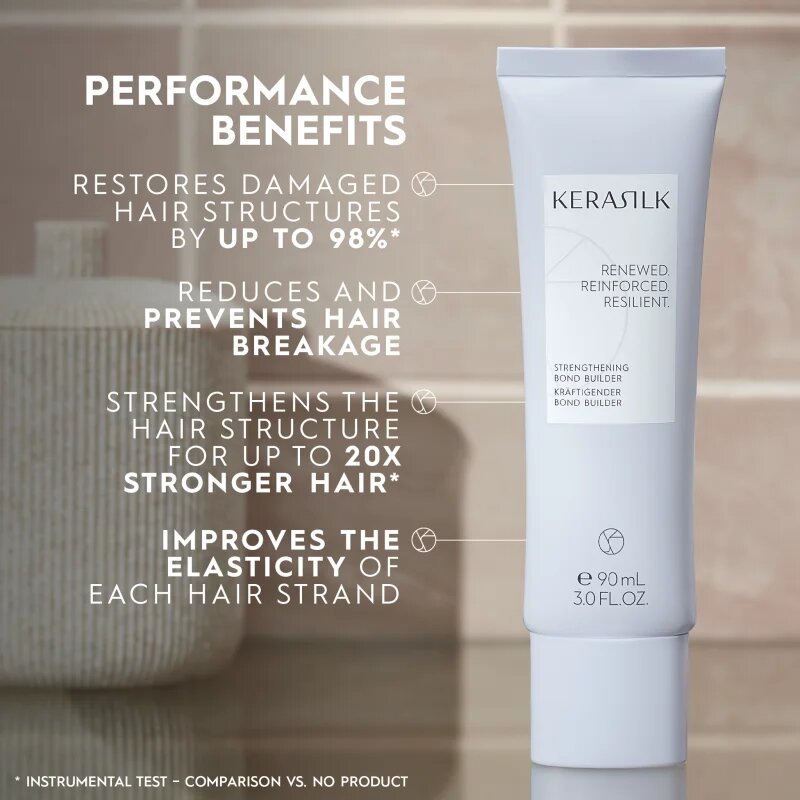 KERASILK Specialists Strengthening Bond Builder globinsko hranilna kura za poškodovane lase 90 ml