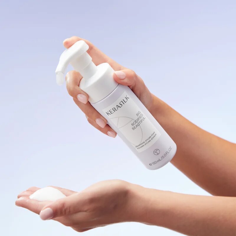 KERASILK Styling Volumizing Styling Foam pena za styling las za volumen za vse tipe las 150 ml