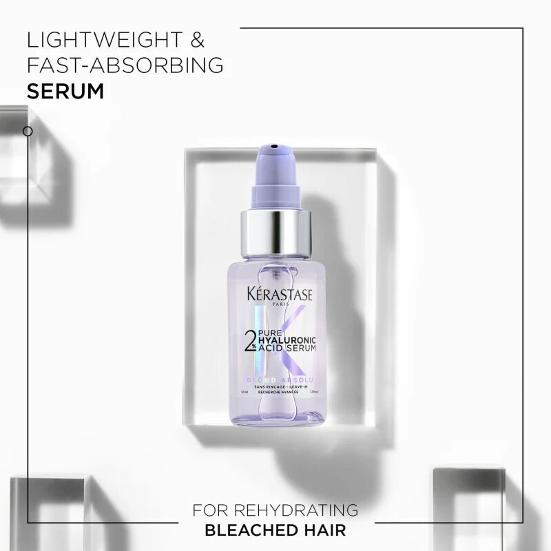 Kérastase Blond Absolu 2% Pure Hyaluronic Acid Serum serum za lase s hialuronsko kislino 50 ml