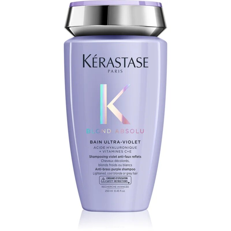 Kérastase Blond Absolu Bain Ultra-Violet šamponska kopel za posvetljene melirane hadne blond lase 250 ml