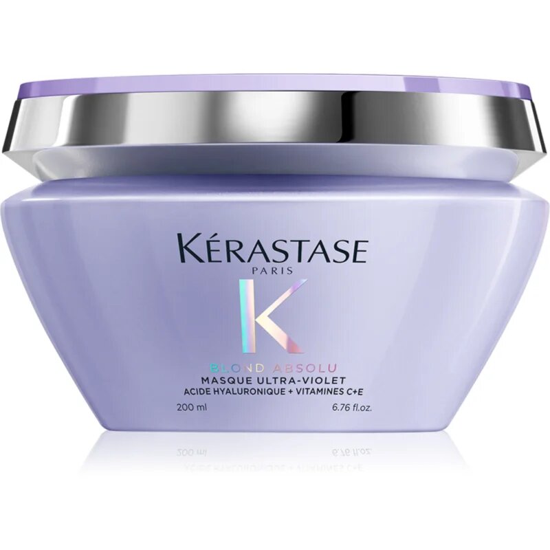 Kérastase Blond Absolu Masque Ultra-Violet globinska nega za posvetljene melirane hadne blond lase 200 ml