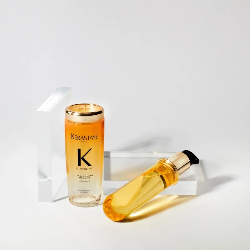 Kérastase Elixir Ultime L'huile Originale ugodno pakiranje za sijaj in mehkobo las 2x75 ml