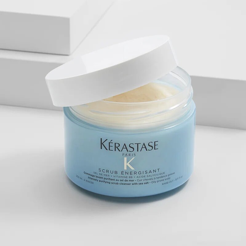 Kérastase Fusio Scrub Énergisant čistilni piling za mastno lasišče 325 g