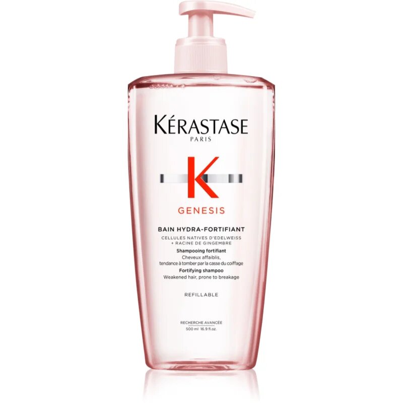 Kérastase Genesis Bain Hydra-Fortifiant krepilni šampon za oslabljene lase ki so nagnjeni k izpadanju 500 ml