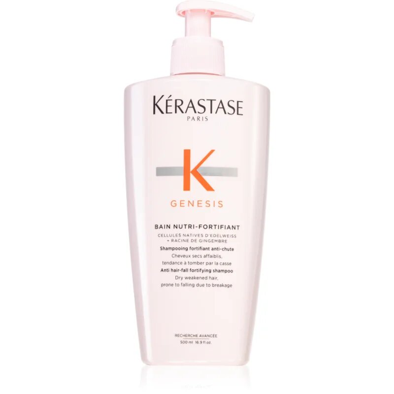 Kérastase Genesis Bain Nutri-Fortifiant vlažilni in revitalizacijski šampon proti izpadanju las 500 ml