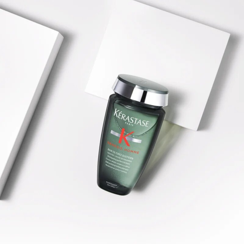 Kérastase Genesis Homme Bain de Force Quotiden čistilni in hranilni šampon za oslabljene lase ki so nagnjeni k izpadanju za moške 250 ml