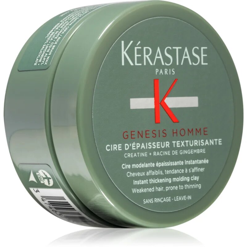 Kérastase Genesis Homme Cire D'Épaisseur Texturisante stiling modelirna pasta za tanke ali redke lase za moške 75 ml