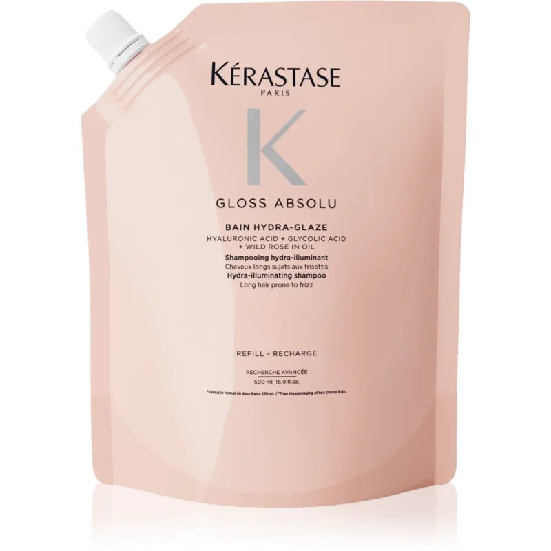Kérastase Gloss Absolu Bain Hydra-Glaze šampon za sijaj in mehkobo las Refill 500 ml