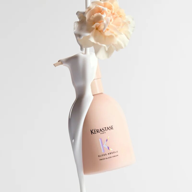 Kérastase Gloss Absolu Frizz - Glaze Cream stiling krema proti krepastim lasem 240 ml