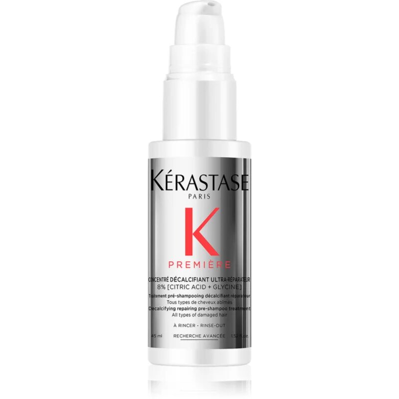Kérastase Première Concentré Décalcifiant Ultra-Réparateur nega pred šamponiranjem za poškodovane lase 45 ml