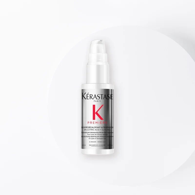 Kérastase Première Concentré Décalcifiant Ultra-Réparateur nega pred šamponiranjem za poškodovane lase 45 ml