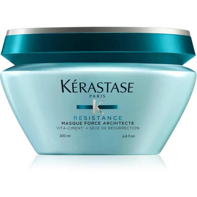 Kérastase Résistance Masque Force Architecte krepilna maska za oslabljene poškodovane lase in razcepljene konice 200 ml