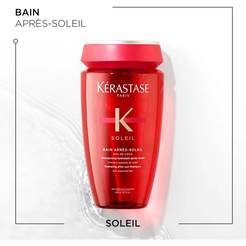 Kérastase Soleil Bain Après-Soleil vlažilni šampon za lase izpostavljene soncu morski in klorirani vodi 250 ml