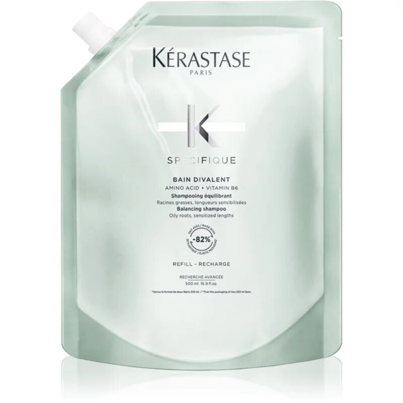 Kérastase Specifique Bain Divalent globinsko čistilni šampon za mastno lasišče Refill 500 ml